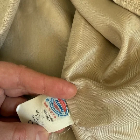 JH Collectibles -  Vintage Chic Beige 100% wool Skirt - size 6 - Picture 7 of 11